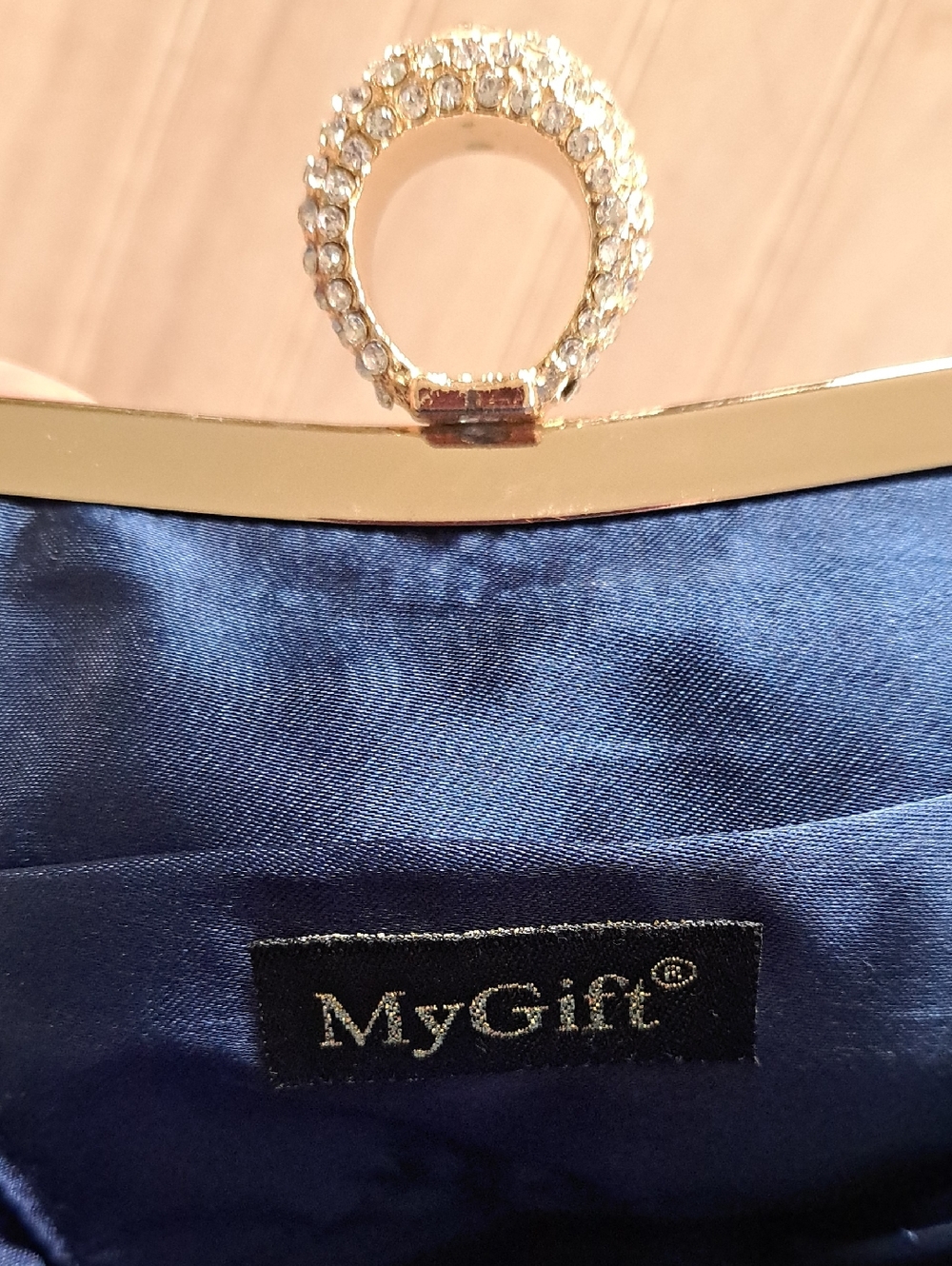 Peacock Sequin Clutch Evening Bag Rhinestone Ring Handle Glam Statement - Picture 7 of 11